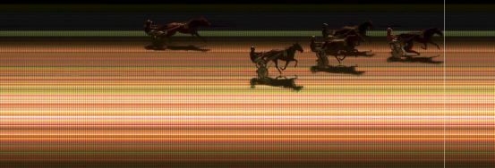 Målfoto for løp 1 på bane KL den 08.11.2018