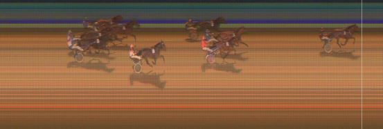 Målfoto for løp 6 på bane KL den 08.11.2018