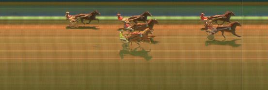 Målfoto for løp 2 på bane KL den 19.11.2018