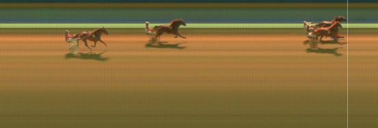 Målfoto for løp 6 på bane KL den 19.11.2018