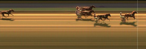 Målfoto for løp 6 på bane KL den 05.01.2019