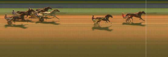 Målfoto for løp 6 på bane KL den 17.01.2019