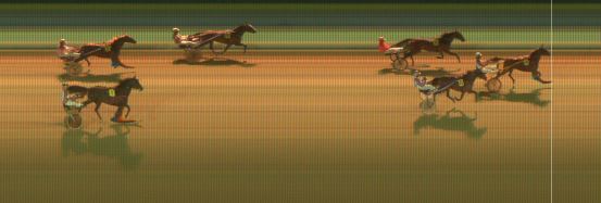 Målfoto for løp 1 på bane KL den 28.01.2019