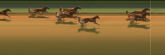 Målfoto for løp 6 på bane KL den 28.01.2019