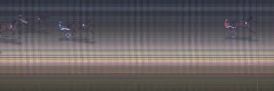 Målfoto for løp 2 på bane KL den 18.02.2019