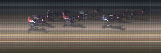 Målfoto for løp 3 på bane KL den 18.02.2019