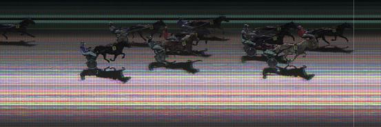 Målfoto for løp 1 på bane KL den 07.03.2019