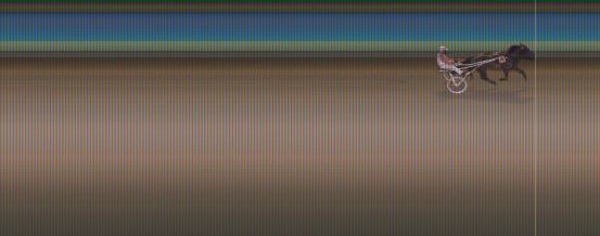 Målfoto for løp 7 på bane KL den 08.04.2019