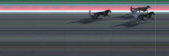 Målfoto for løp 1 på bane KL den 19.04.2019