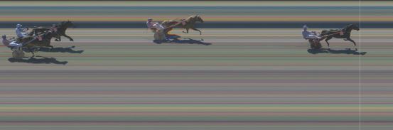 Målfoto for løp 3 på bane KL den 20.04.2019