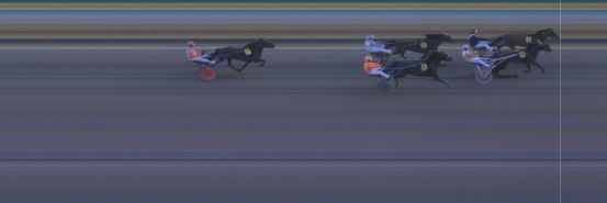 Målfoto for løp 1 på bane KL den 02.05.2019