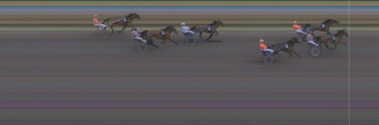 Målfoto for løp 2 på bane KL den 02.05.2019