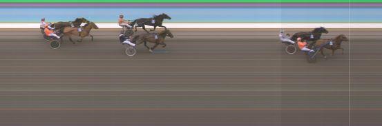 Målfoto for løp 2 på bane KL den 13.06.2019