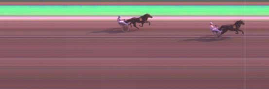 Målfoto for løp 1 på bane KL den 18.07.2019