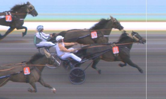 Målfoto for løp 3 på bane KL den 15.08.2019