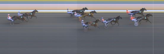 Målfoto for løp 4 på bane KL den 29.08.2019