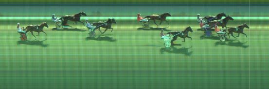 Målfoto for løp 6 på bane KL den 29.08.2019