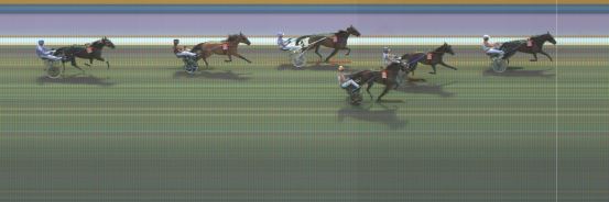 Målfoto for løp 3 på bane KL den 23.09.2019