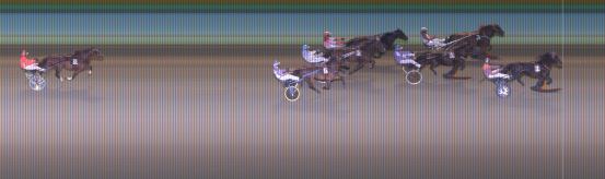 Målfoto for løp 6 på bane KL den 23.09.2019