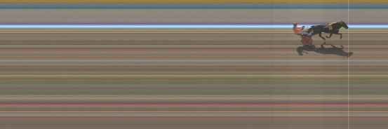 Målfoto for løp 1 på bane KL den 05.10.2019