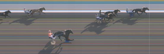 Målfoto for løp 7 på bane KL den 05.10.2019