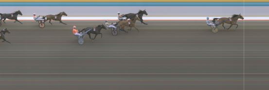 Målfoto for løp 8 på bane KL den 05.10.2019