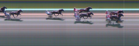 Målfoto for løp 3 på bane KL den 13.10.2019