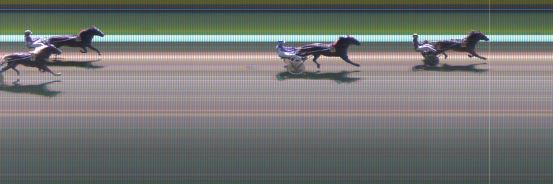 Målfoto for løp 7 på bane KL den 13.10.2019