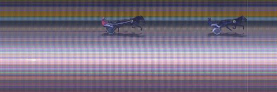 Målfoto for løp 1 på bane KL den 24.10.2019