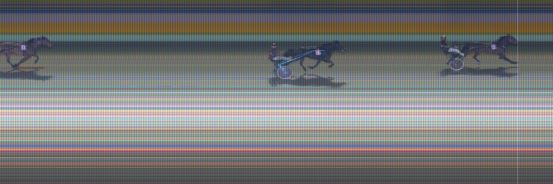 Målfoto for løp 8 på bane KL den 24.10.2019