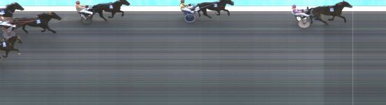 Målfoto for løp 2 på bane KL den 30.11.2019