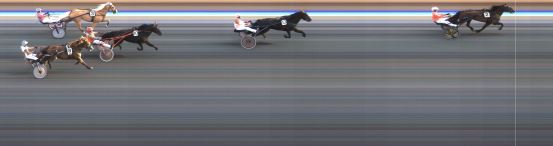 Målfoto for løp 5 på bane KL den 23.07.2020