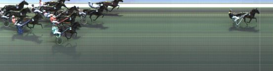 Målfoto for løp 6 på bane KL den 20.08.2020