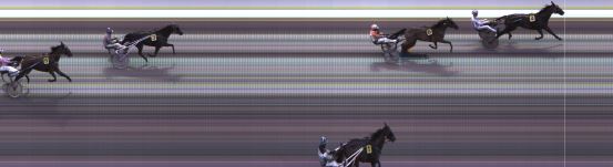 Målfoto for løp 1 på bane KL den 03.09.2020