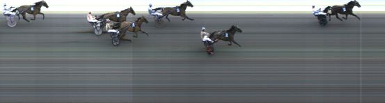 Målfoto for løp 2 på bane KL den 21.09.2020