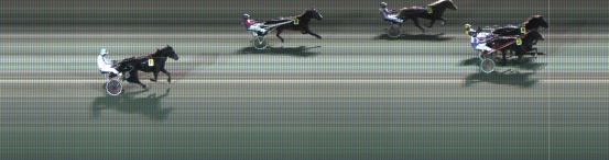 Målfoto for løp 1 på bane KL den 08.10.2020