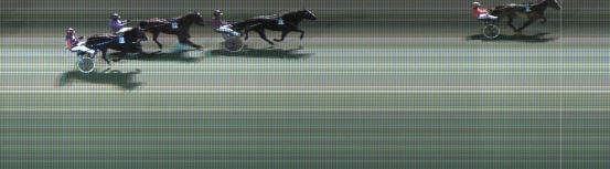 Målfoto for løp 2 på bane KL den 08.10.2020