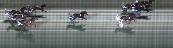 Målfoto for løp 3 på bane KL den 08.10.2020