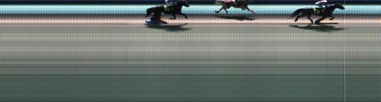 Målfoto for løp 1 på bane KL den 11.02.2021