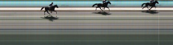 Målfoto for løp 2 på bane KL den 18.02.2021