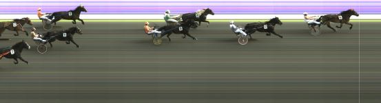 Målfoto for løp 5 på bane KL den 10.06.2021