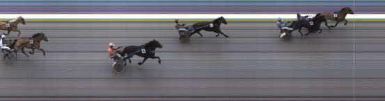 Målfoto for løp 5 på bane KL den 20.06.2021