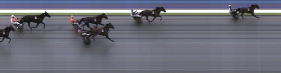 Målfoto for løp 8 på bane KL den 20.06.2021