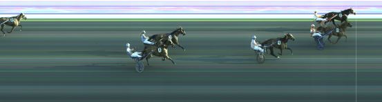 Målfoto for løp 5 på bane KL den 28.06.2021