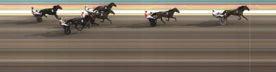 Målfoto for løp 2 på bane KL den 05.07.2021