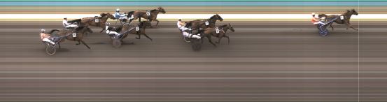 Målfoto for løp 5 på bane KL den 01.08.2021