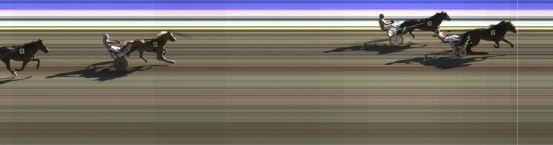 Målfoto for løp 1 på bane KL den 08.08.2021