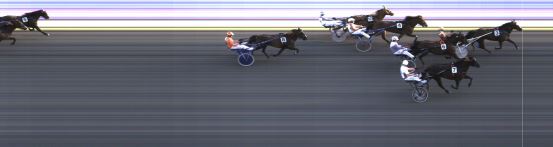 Målfoto for løp 5 på bane KL den 08.08.2021