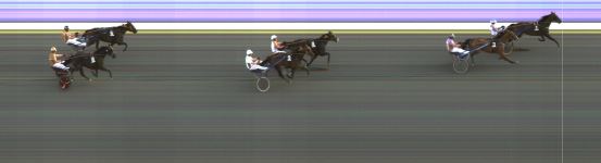 Målfoto for løp 6 på bane KL den 08.08.2021