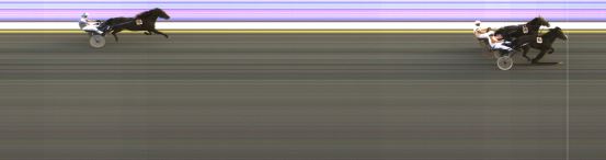 Målfoto for løp 7 på bane KL den 08.08.2021